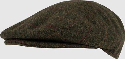 Jack Pyke Wool Blend Flat Cap Dark Olive